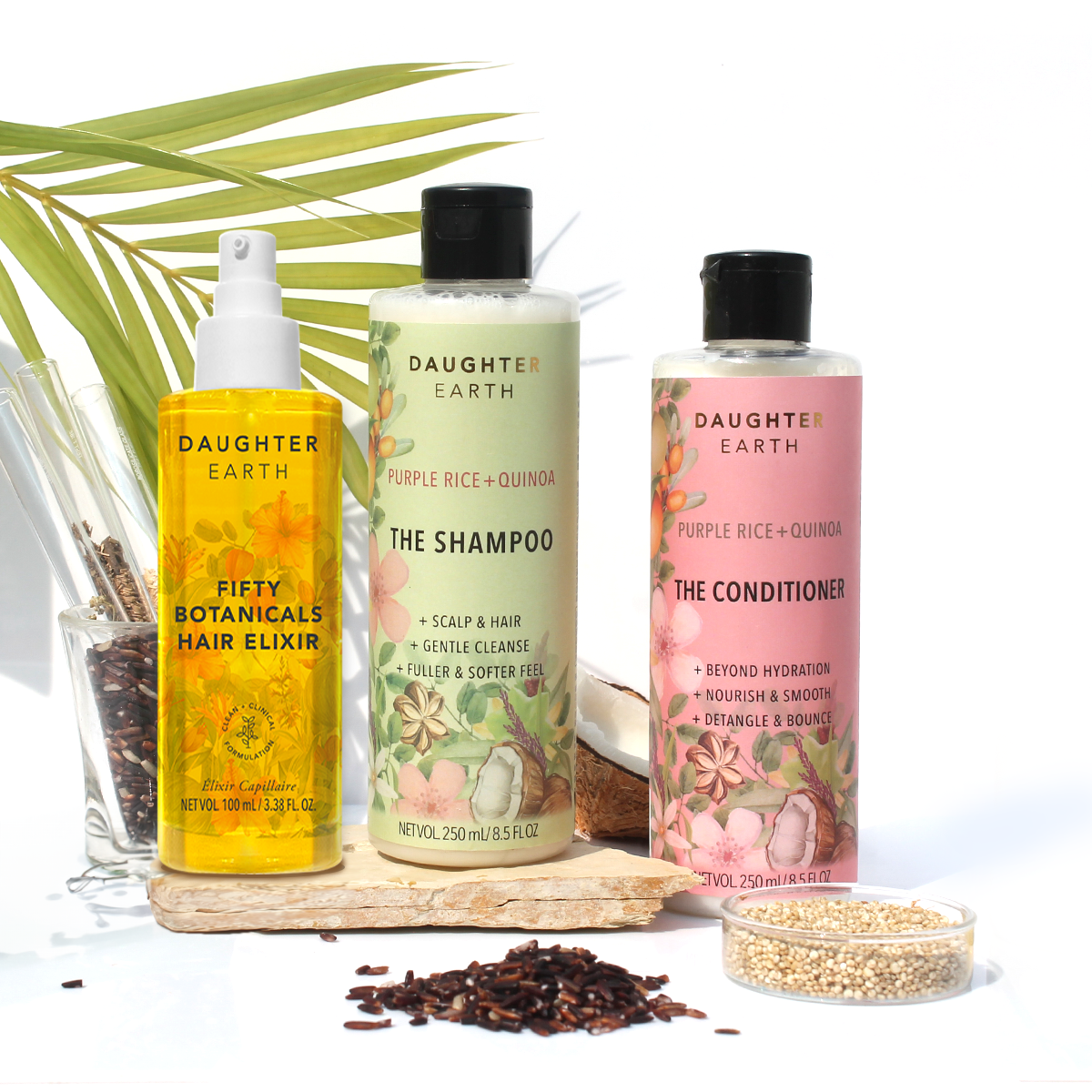 Purple Rice + Quinoa The Shampoo & The Conditioner